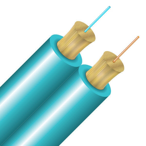 SSF™ Duplex OM3 Indoor Riser - Bulk per Ft.